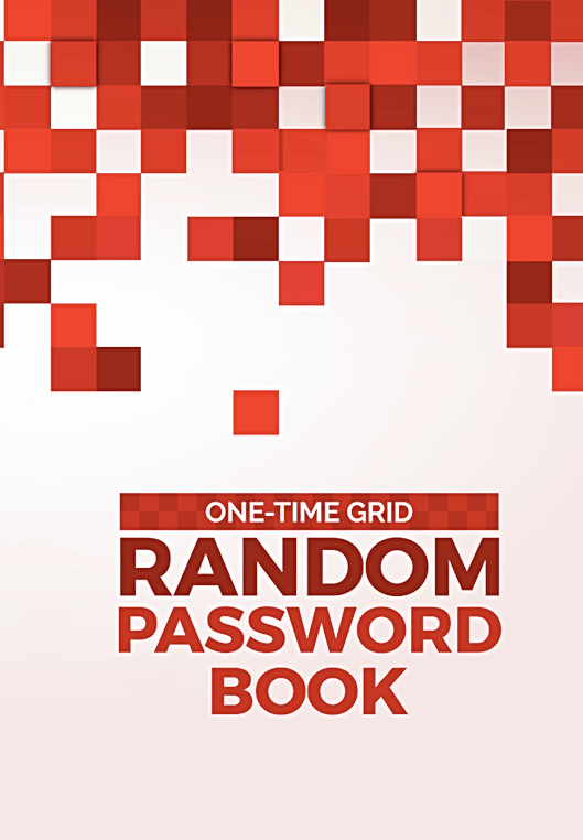 One Time Grid Random Password Book